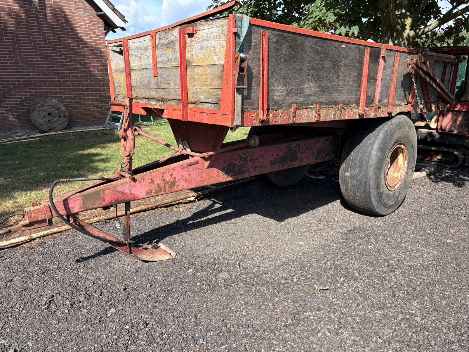 BAV kieper, Zakelijke goederen, Ophalen, Transport