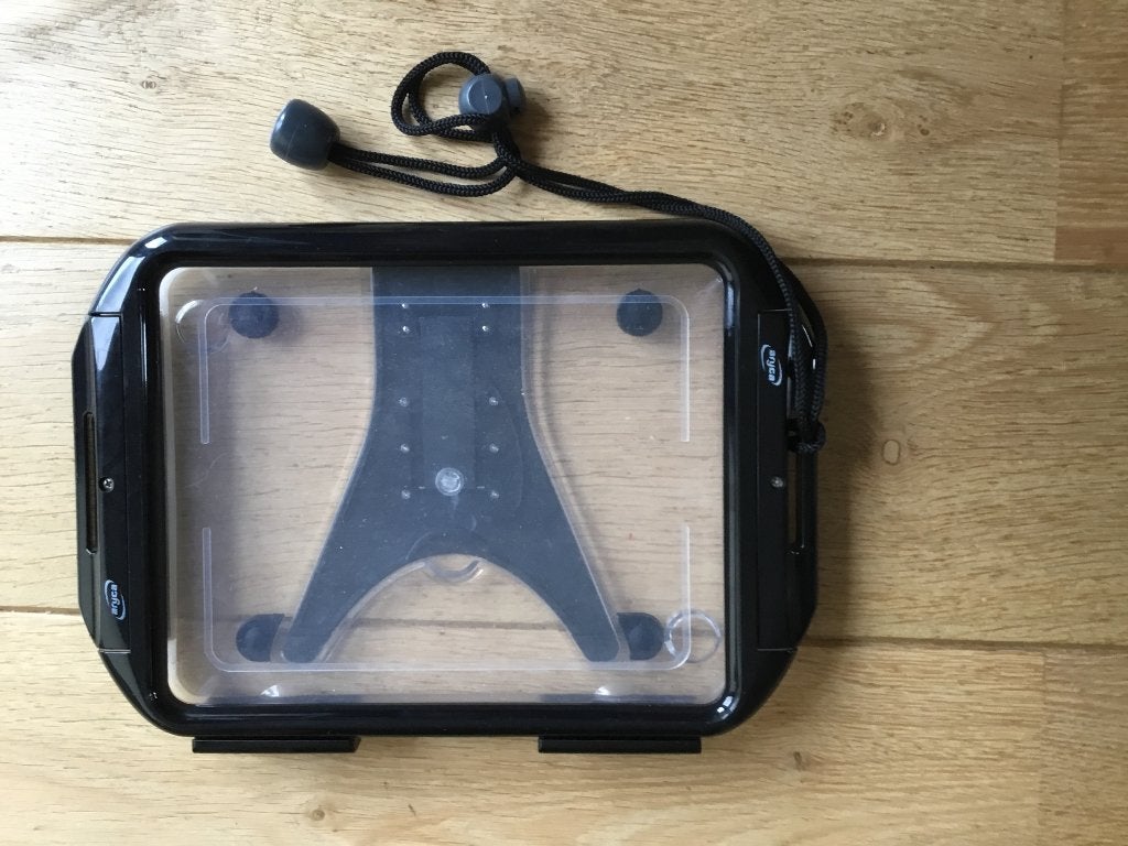 Waterproof case for iPad1 & iPad2, Ophalen, Zo goed als nieuw, Kaartplotter of Fish Finder