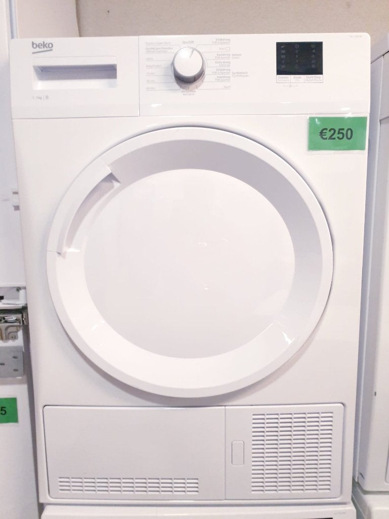 beko condens droger 7kg inc 6 mnd garantie, Ophalen, 6 tot 8 kg, Anti-kreukfase, Zo goed als nieuw