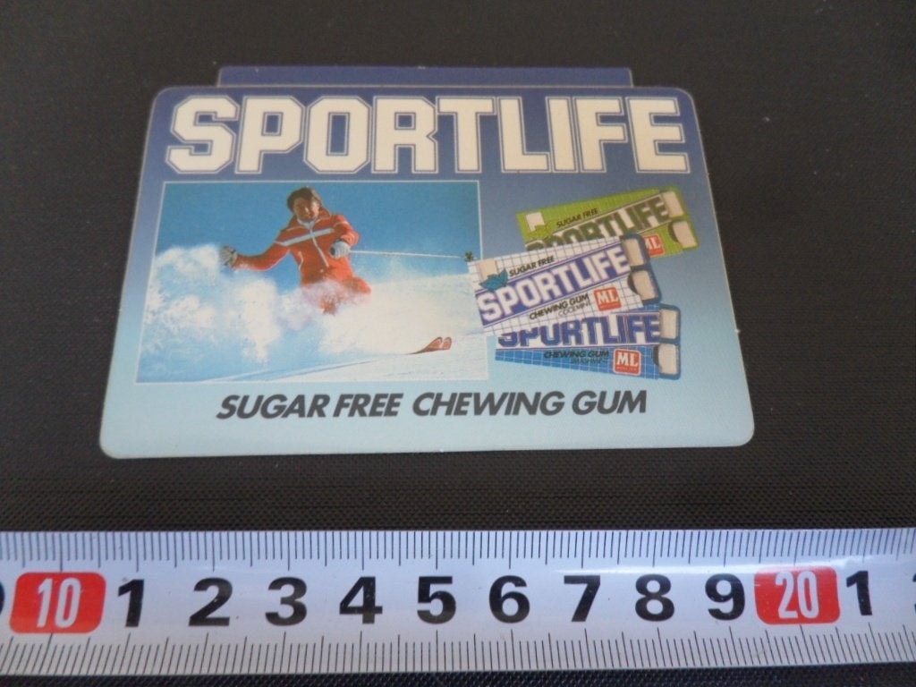 sticker SPORTLIFE sugar free chewing gum, Ophalen, Zo goed als nieuw