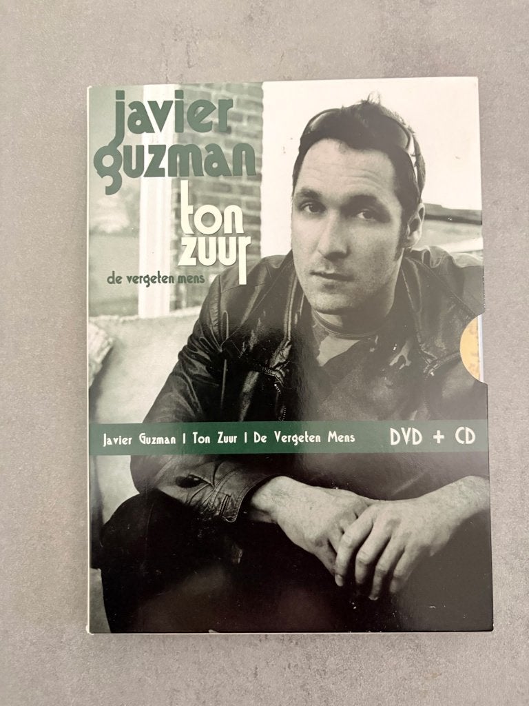 Javier Guzman - Ton Zuur / De Vergeten Mens, leuke Dvd + cd, Cd's en Dvd's, Vanaf 12 jaar, Ophalen of Verzenden, Zo goed als nieuw