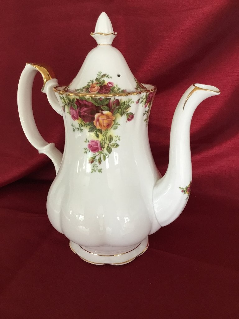 Royal Albert OLD COUNTRY ROSE KOFFIEPOT, Ophalen of Verzenden