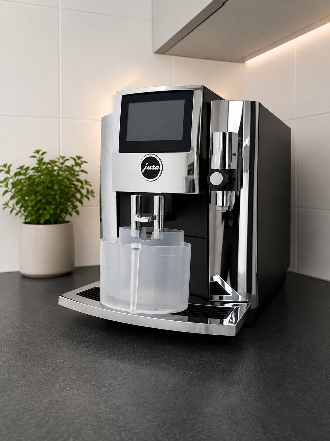 JURA S8 Touchscreen Koffiemachine, Witgoed en Apparatuur, Koffiezetapparaten, 10 kopjes of meer, Ophalen, Zo goed als nieuw, Koffiemachine