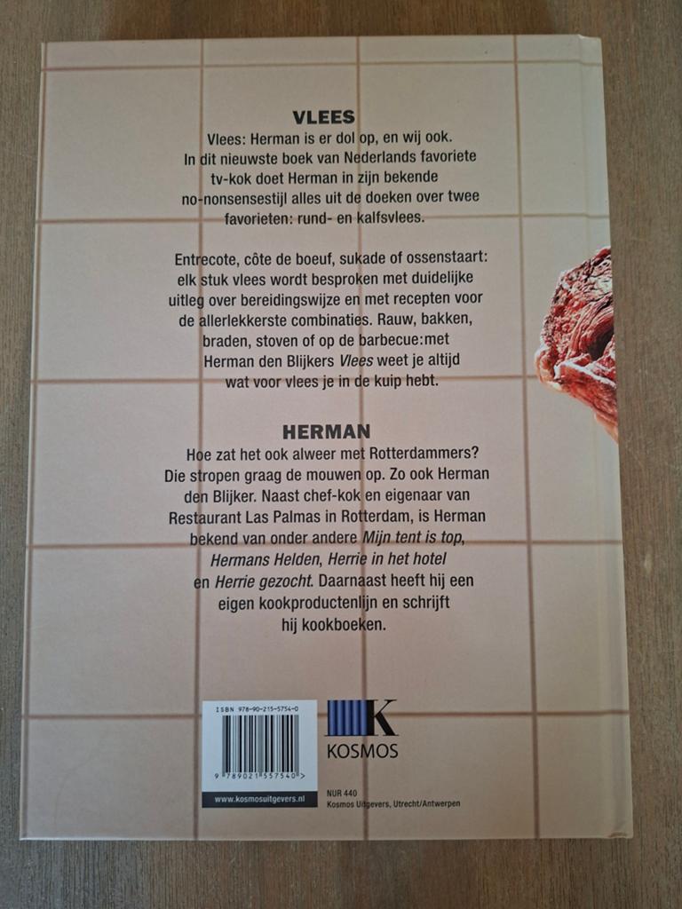 Herman den Blijker - Vlees: 100% Rund (NIEUW), Ophalen of Verzenden