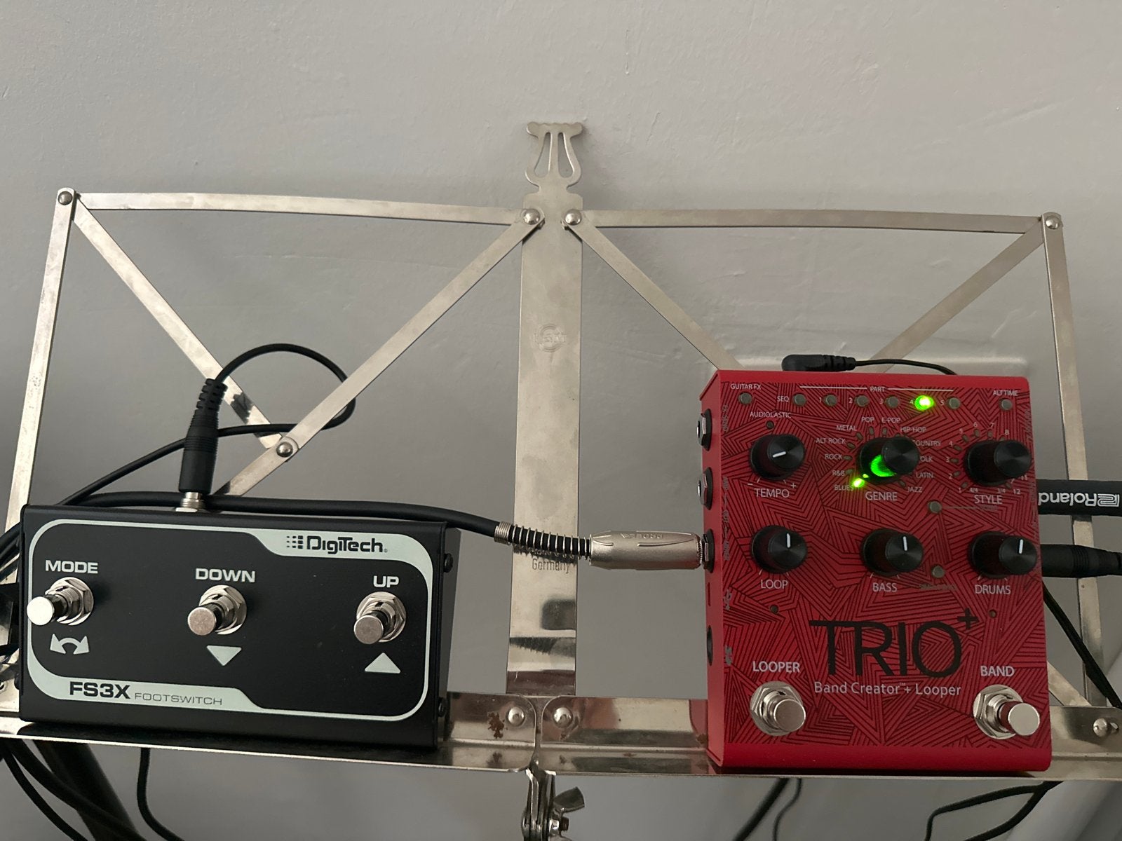 DigiTech Trio+ Band Creator + Looper met FS3X Footswitch, Ophalen of Verzenden, Zo goed als nieuw, Multi-effect
