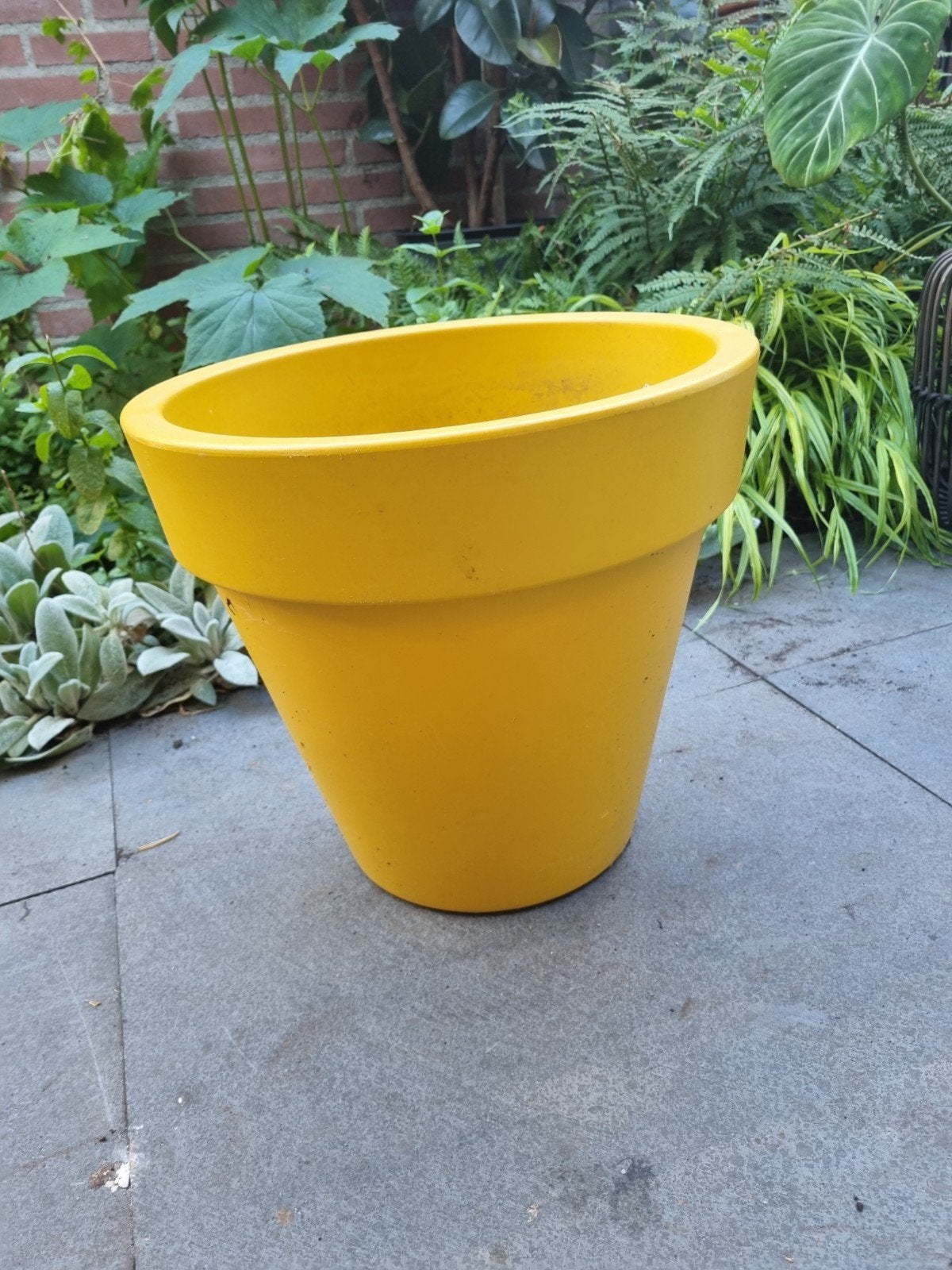 Diverse Elho bloempotten, Kunststof, Gebruikt, Rond, Minder dan 40 cm
