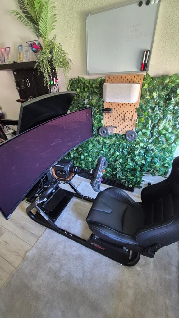 Complete Sim Rig met Moza Racing wheel en Ultrawide Monitor, Spelcomputers en Games, Ophalen, Overige merken, Zo goed als nieuw