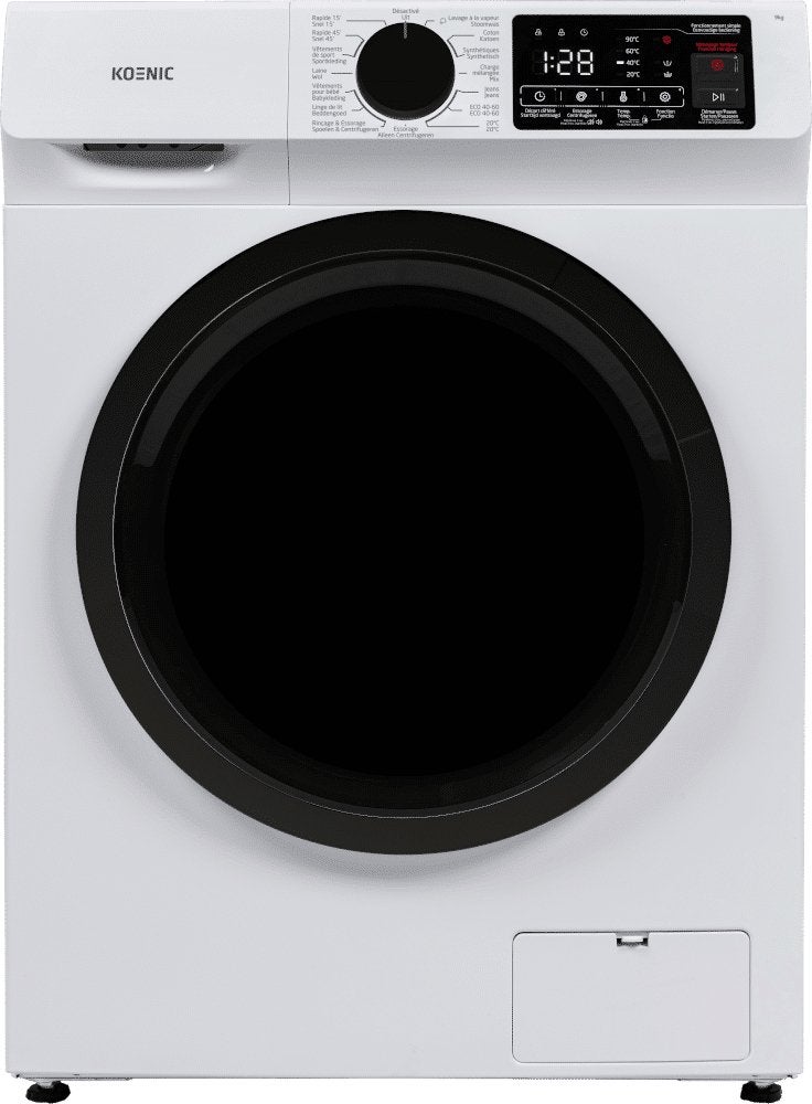 KOENIC KWM 9116 A INV Wasmachine voorlader (9 kg, 1400 rpm, Triple J Online, Info@triplejonline.nl, De Spinnekop 9