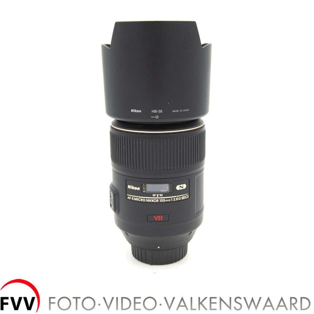 Nikon AF-S Micro 105 mm F2.8G ED VR N, Macrofunctie, Nikon, Ophalen of Verzenden, Nikon F-mount