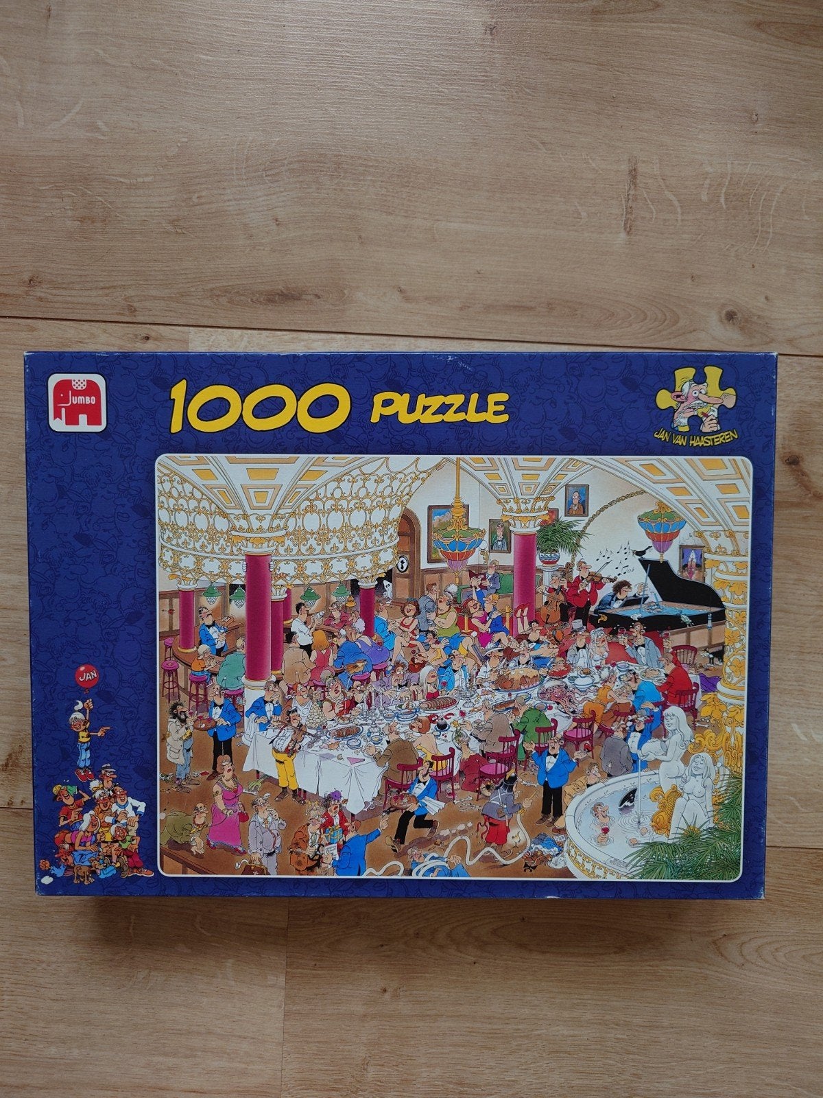 Jan van Haasteren 1000 stukjes puzzel, Ophalen of Verzenden, 500 t/m 1500 stukjes, Zo goed als nieuw, Legpuzzel