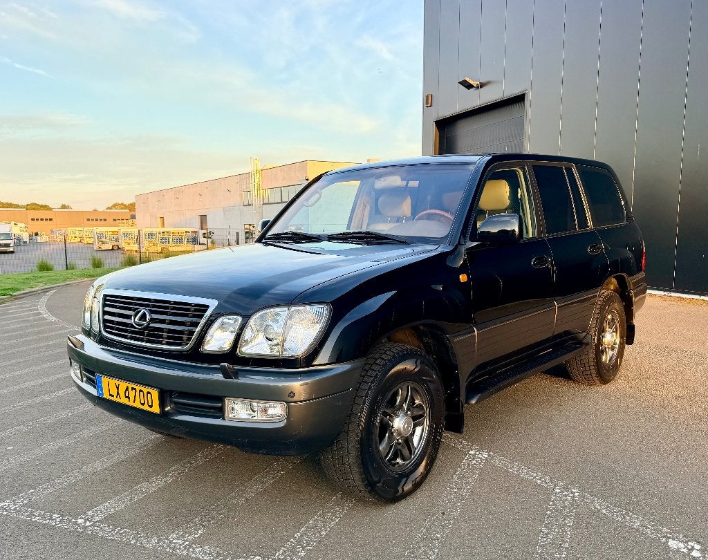 Lexus LX 470 V8 | 44.242 km | GCC/Oman | 2e eigenaar, Auto's, Automaat, Zwart, Leder, Vierwielaandrijving