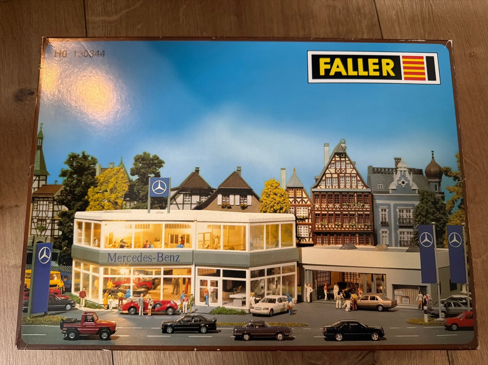 Faller H0 130344 Mercedes-Benz Autohaus/dealer nieuw, Overige merken, 1:50 of kleiner, Overige typen, Nieuw