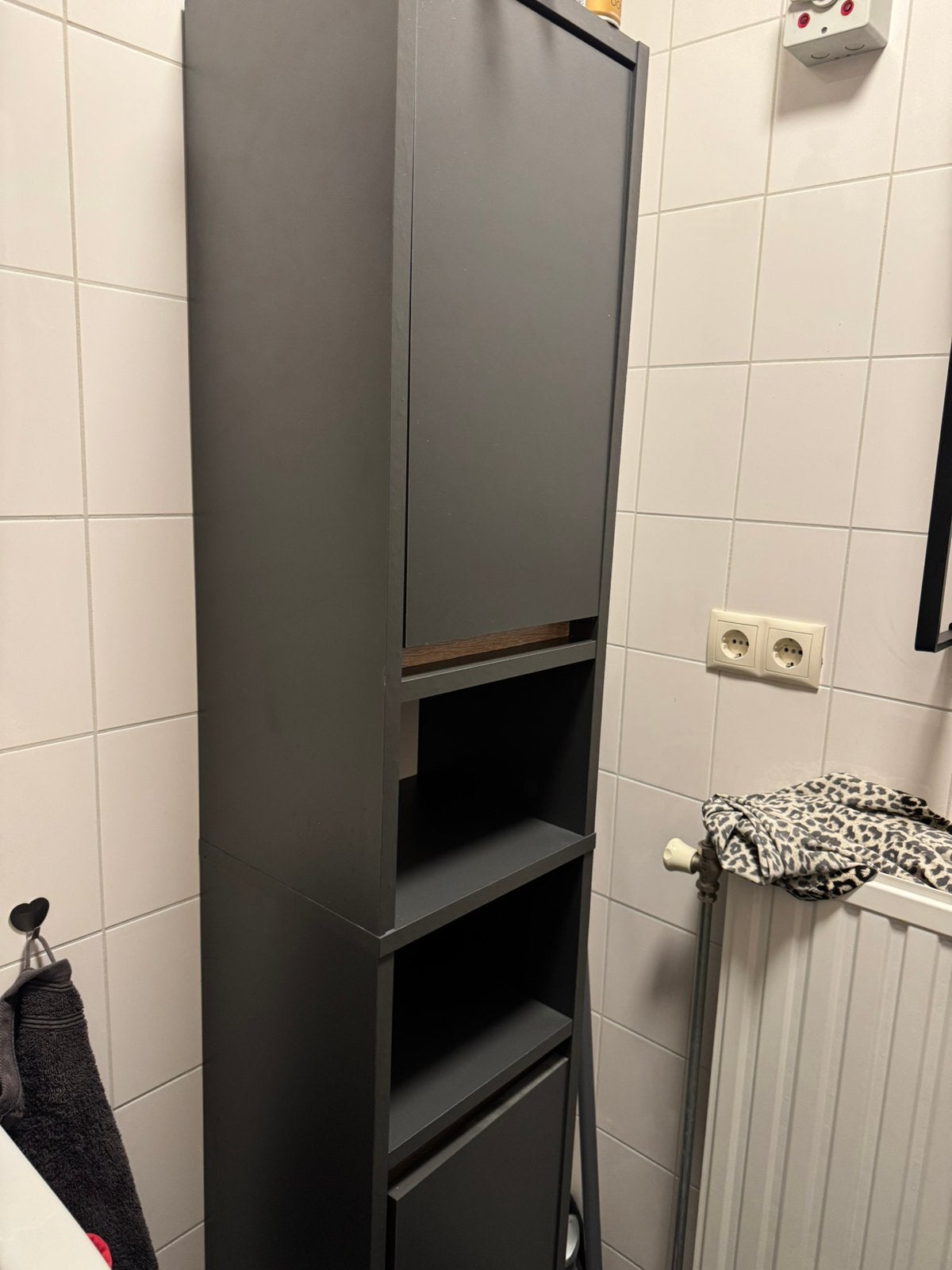 Badkamer meubel, Huis en Inrichting, Badkamer | Badkamermeubels, Ophalen, (Half)hoge kast, 50 tot 100 cm, Zo goed als nieuw