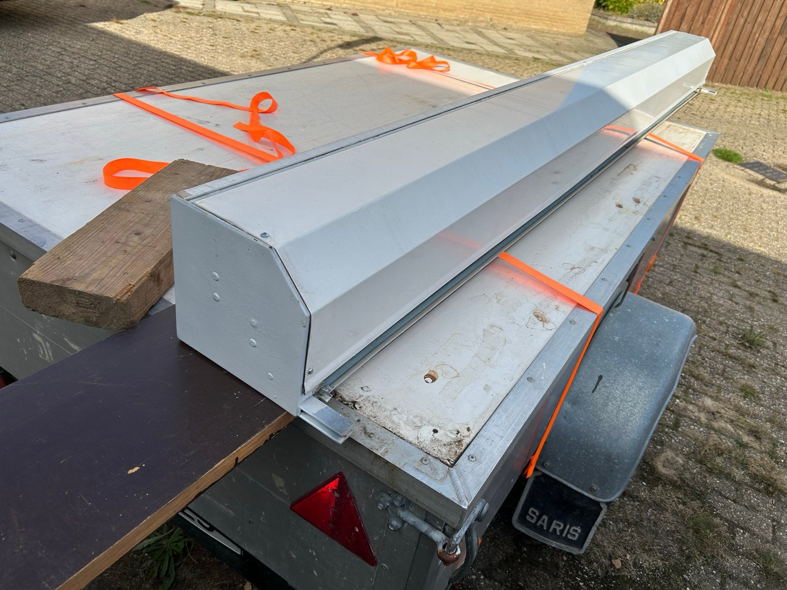 Rolluik 260 b x 194 h, Ophalen, Gebruikt, Rolluik, 150 tot 300 cm