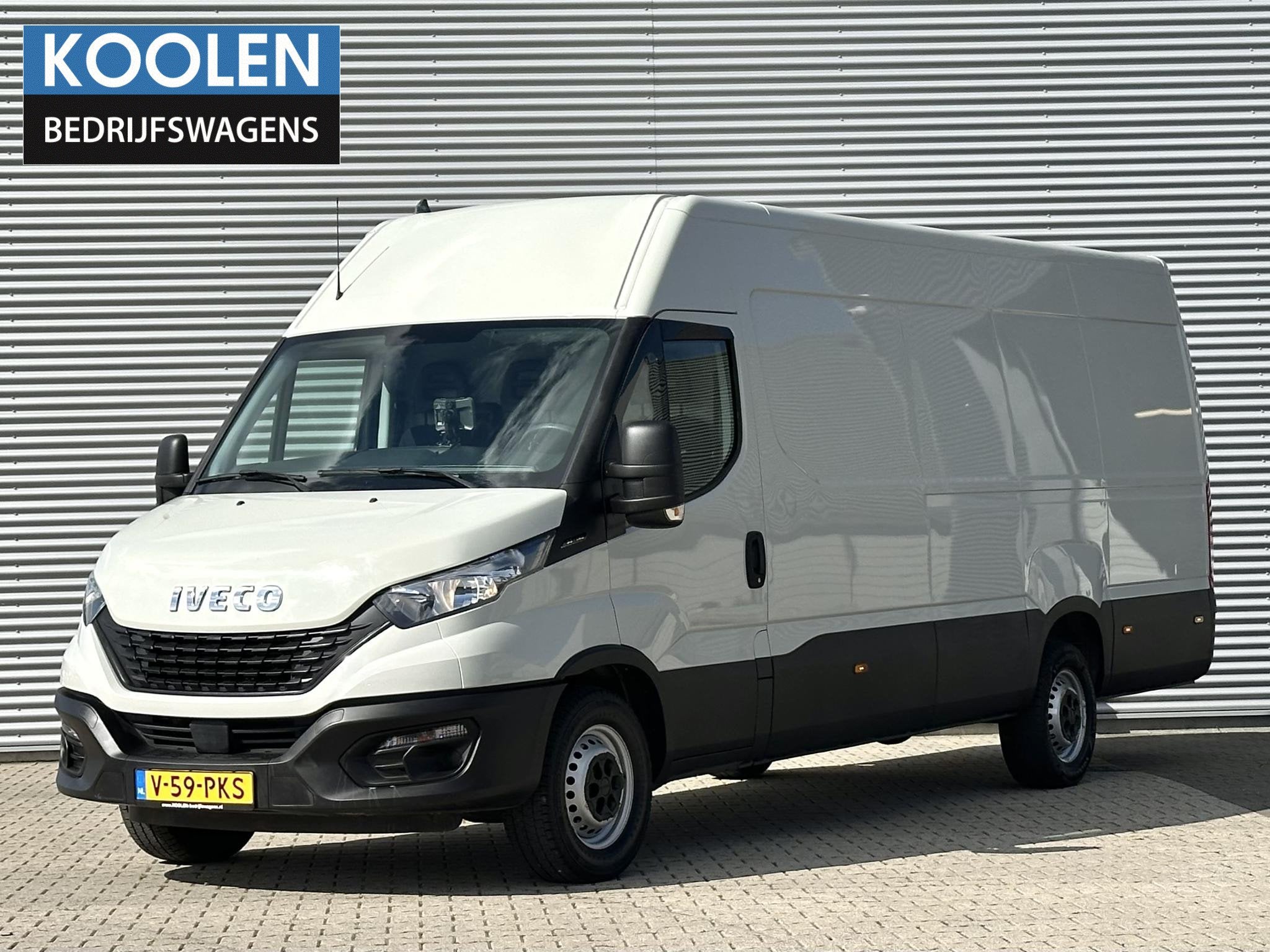 Iveco Daily 35S14V 2.3 410L L4 H2 SUPER LANG, Auto's, Gebruikt, Euro 6, Iveco, Wit