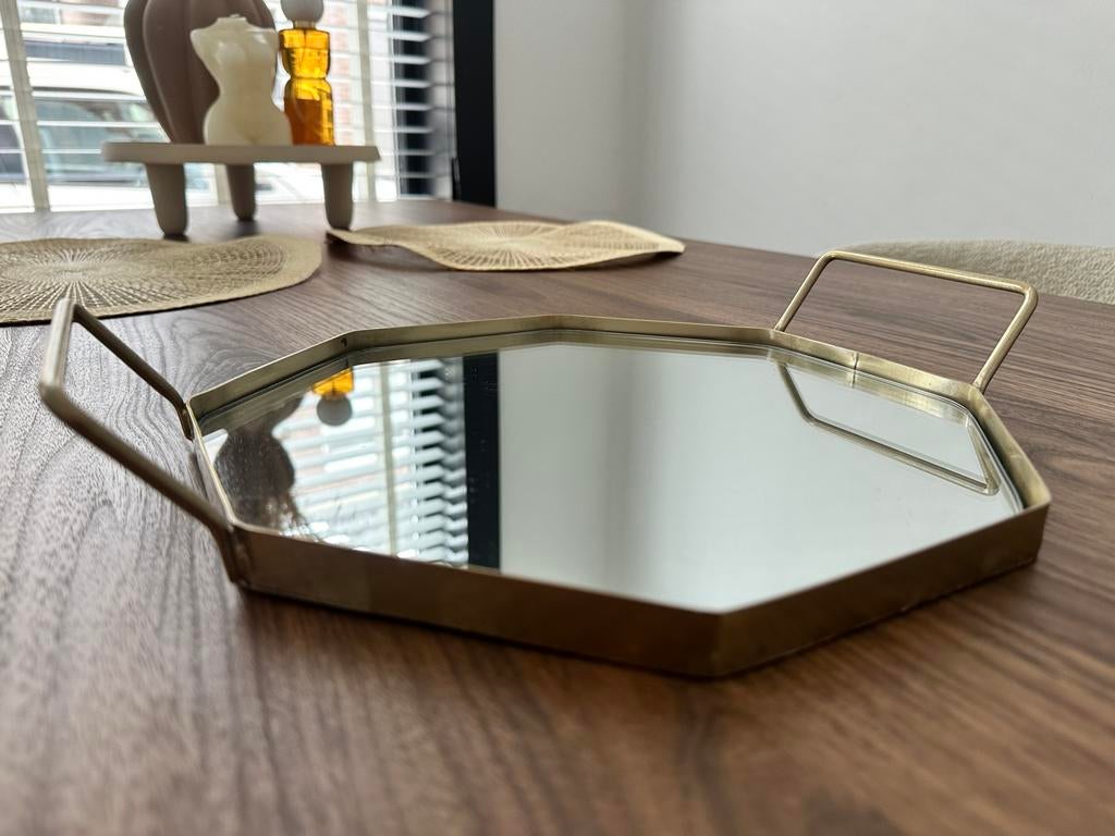 Gouden dienblad Sissy-Boy - Decoratief en stijlvol, Huis en Inrichting, Woonaccessoires | Dienbladen, Ophalen, Zo goed als nieuw
