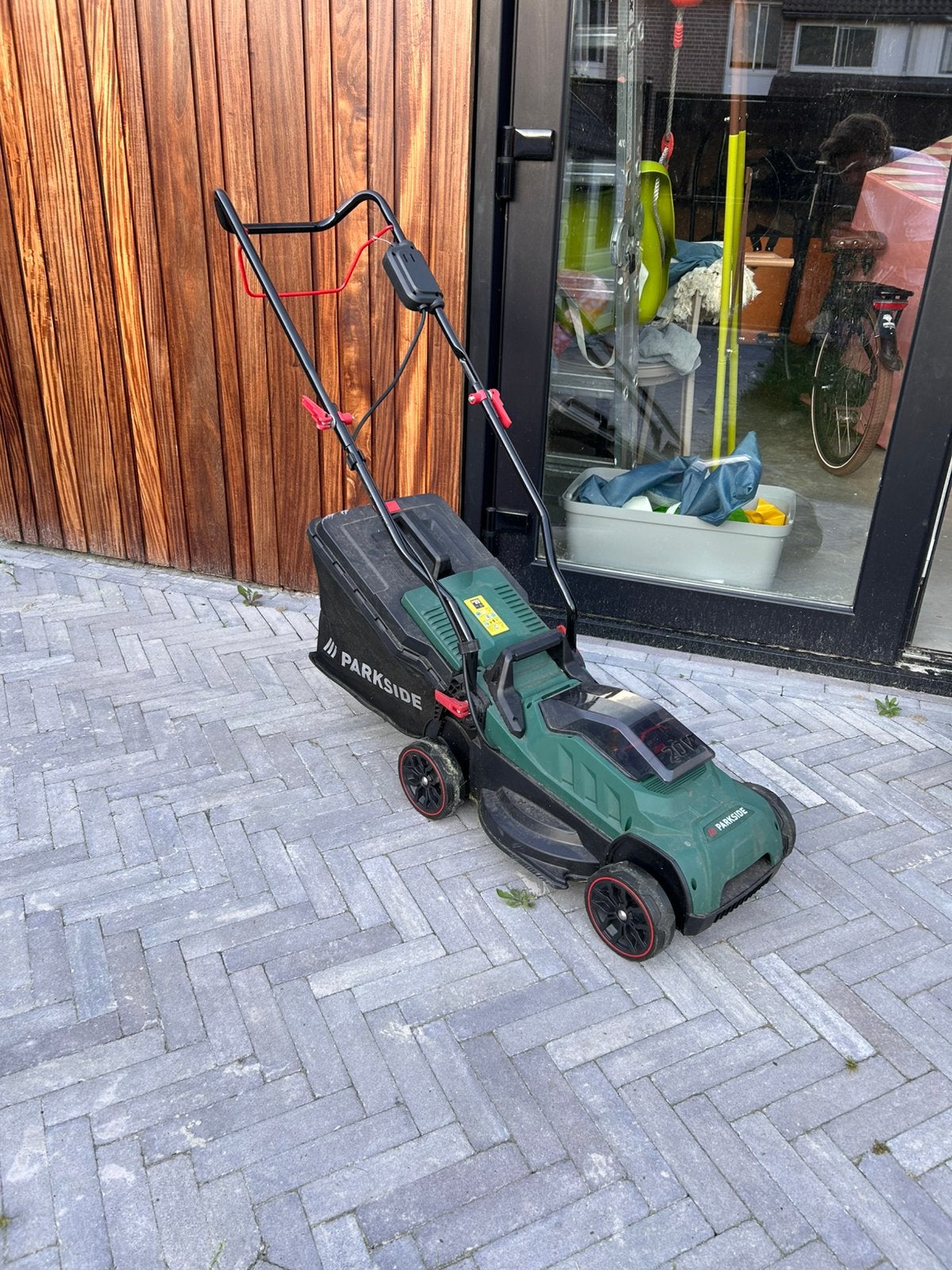Grasmaaier parkside 20v, Tuin en Terras, Ophalen, Zo goed als nieuw