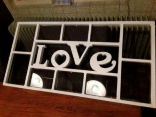 Foto lijst wit love, Ophalen, Wit