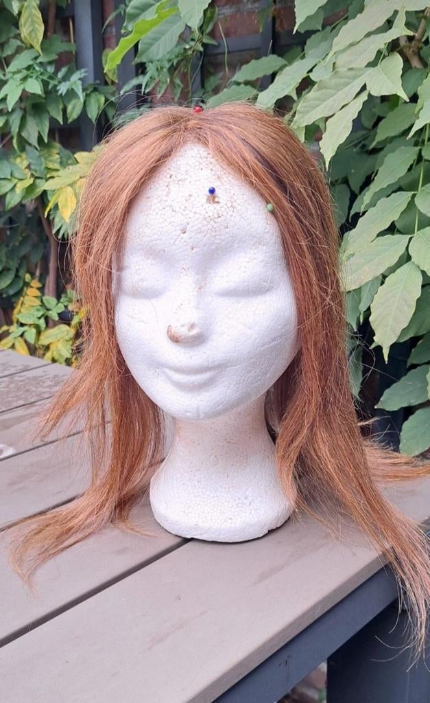 Haarwerk/Haartopper/echt haar, Verzenden, Zo goed als nieuw, Pruik of Haarverlenging