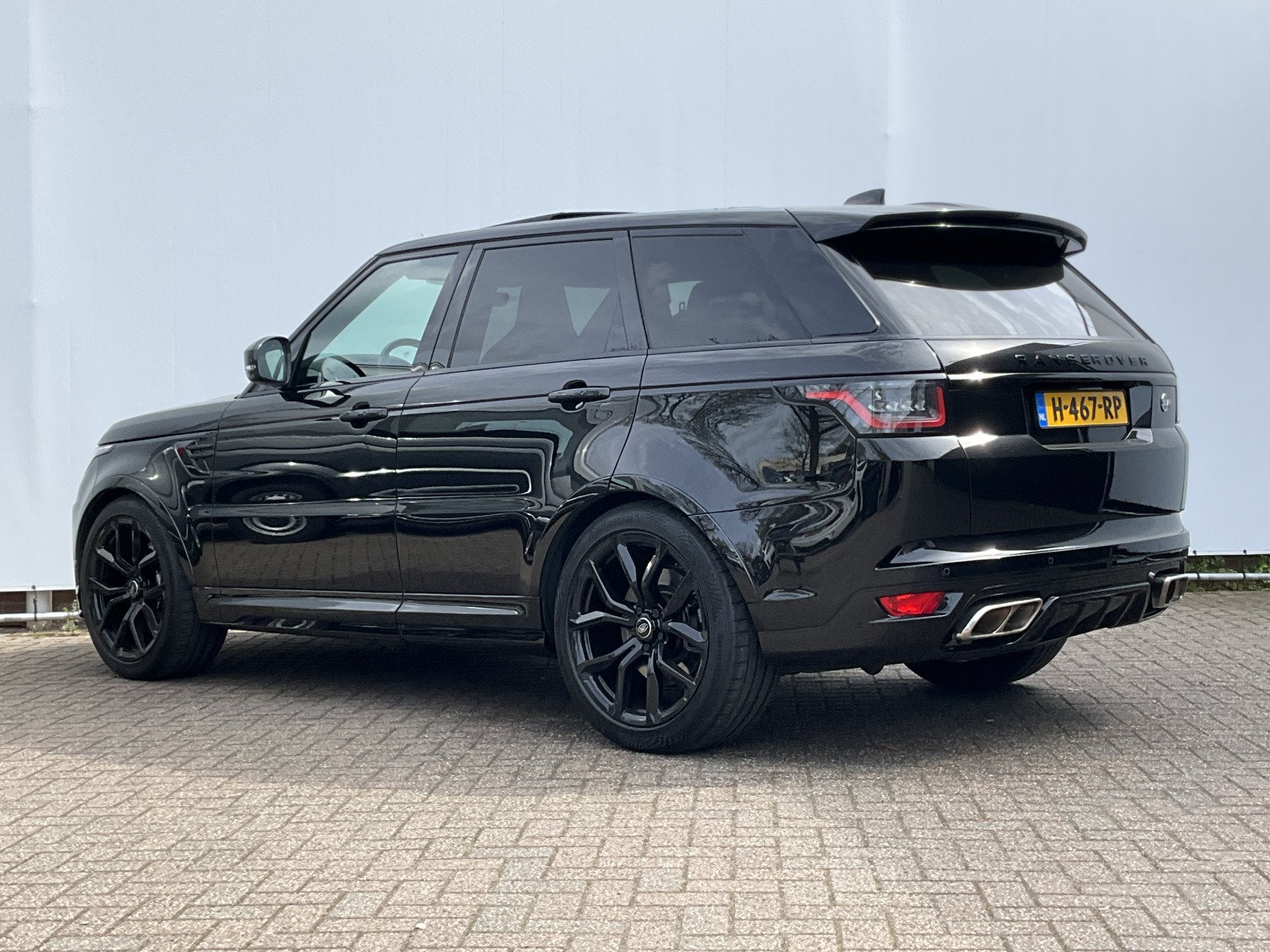 Land Rover Range Rover Sport 5.0 V8 SC SVR 575 Carbon Santor, Auto's, Automaat, 3000 kg, Zwart, Leder