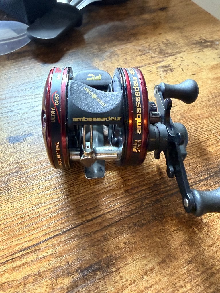 Abu Garcia Ambassadeur 4601 C3 –  zeer nette staat, Watersport en Boten, Ophalen, Zo goed als nieuw, Molen