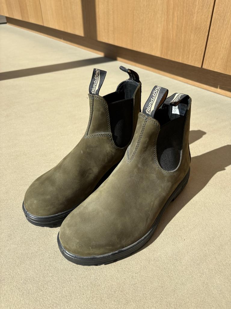 Blundstone Classic 2442 Nubuck Boots - Maat 7 1/2, Lage of Enkellaarzen, Nieuw, Ophalen of Verzenden, Groen