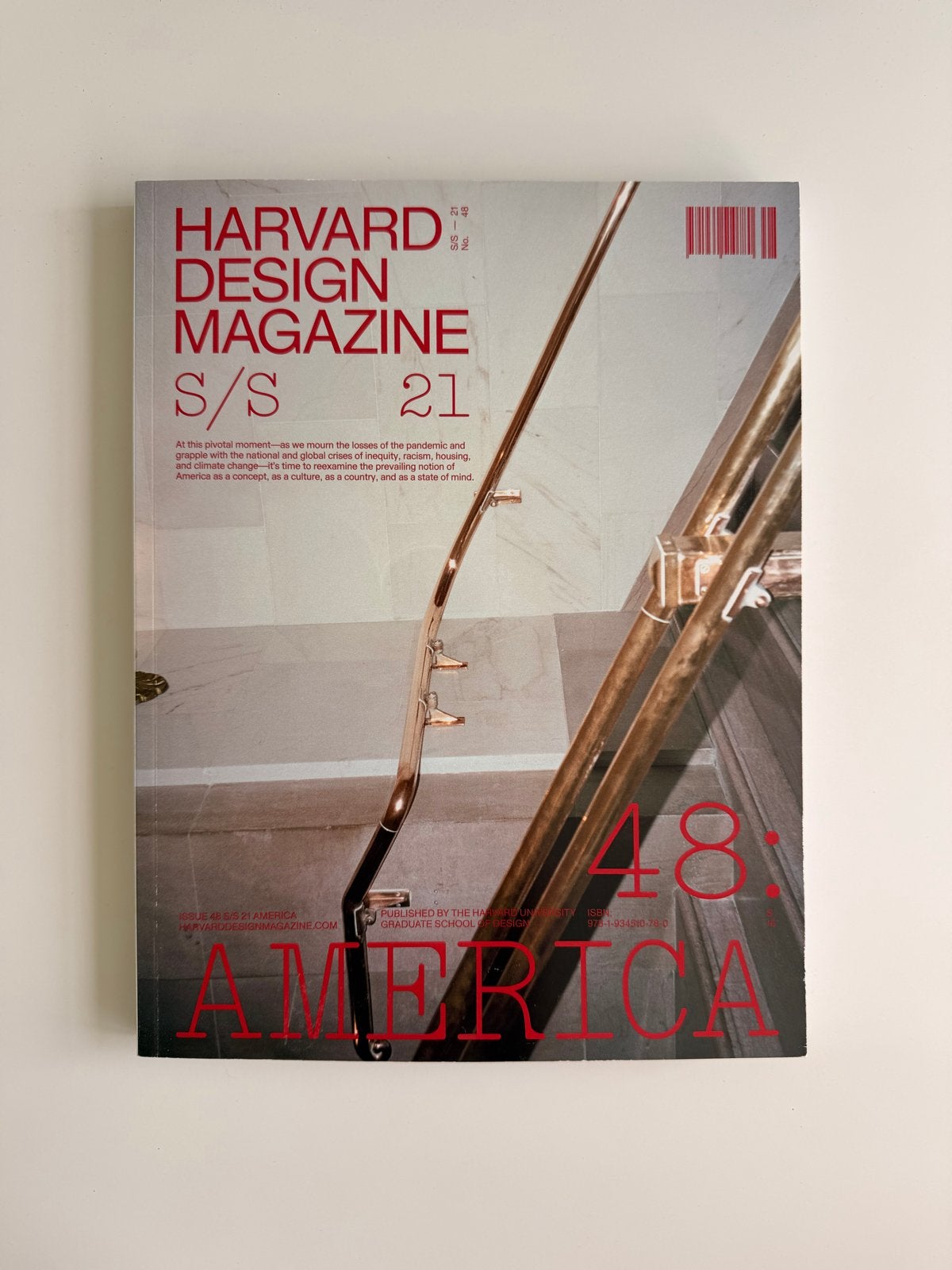 Harvard Design Magazine S/S 21 - Issue 48: America, Ophalen of Verzenden, Zo goed als nieuw, Overige onderwerpen