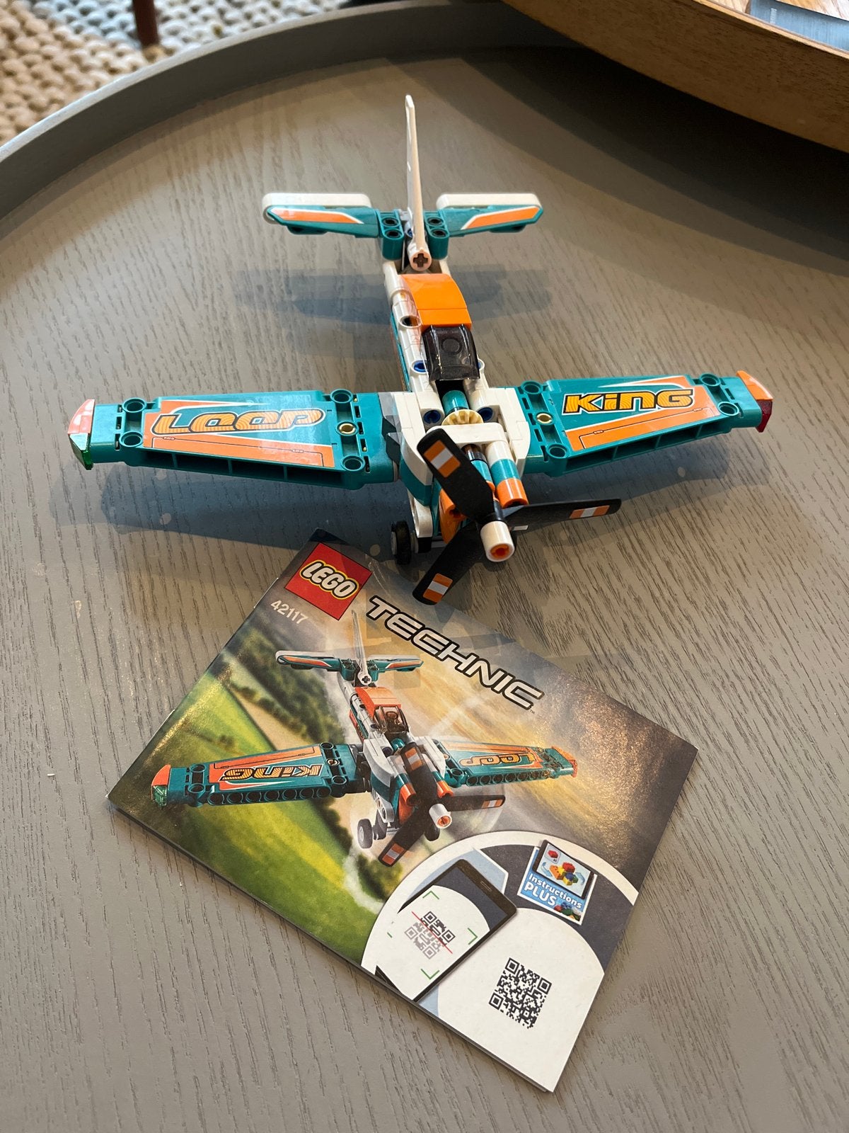 LEGO Technic Racevliegtuig 42117 - Zo goed als nieuw, Lego, Ophalen of Verzenden, Zo goed als nieuw, Complete set