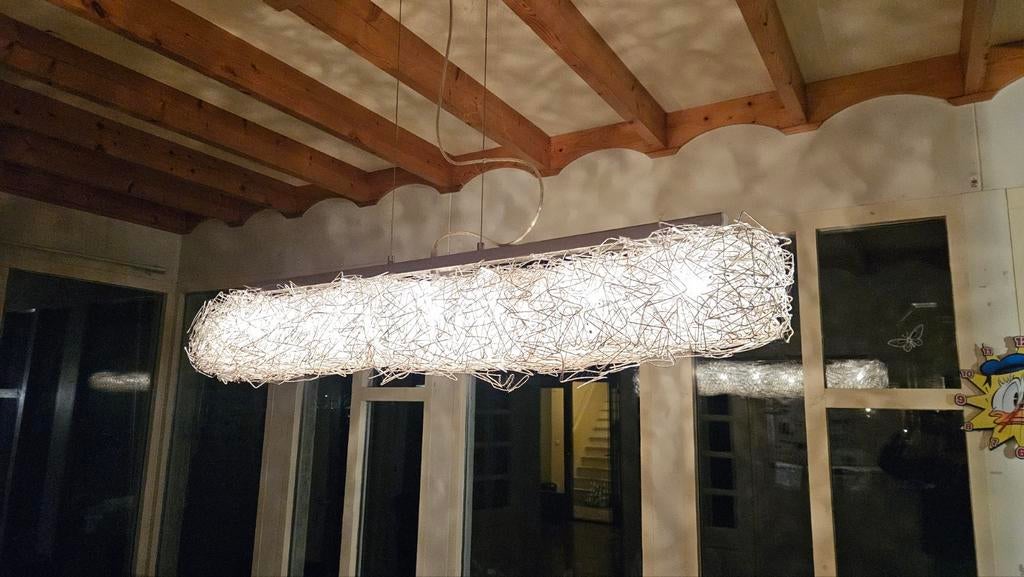 Hanglamp van kluwen draad, ca 100cm (gratis), Ophalen of Verzenden