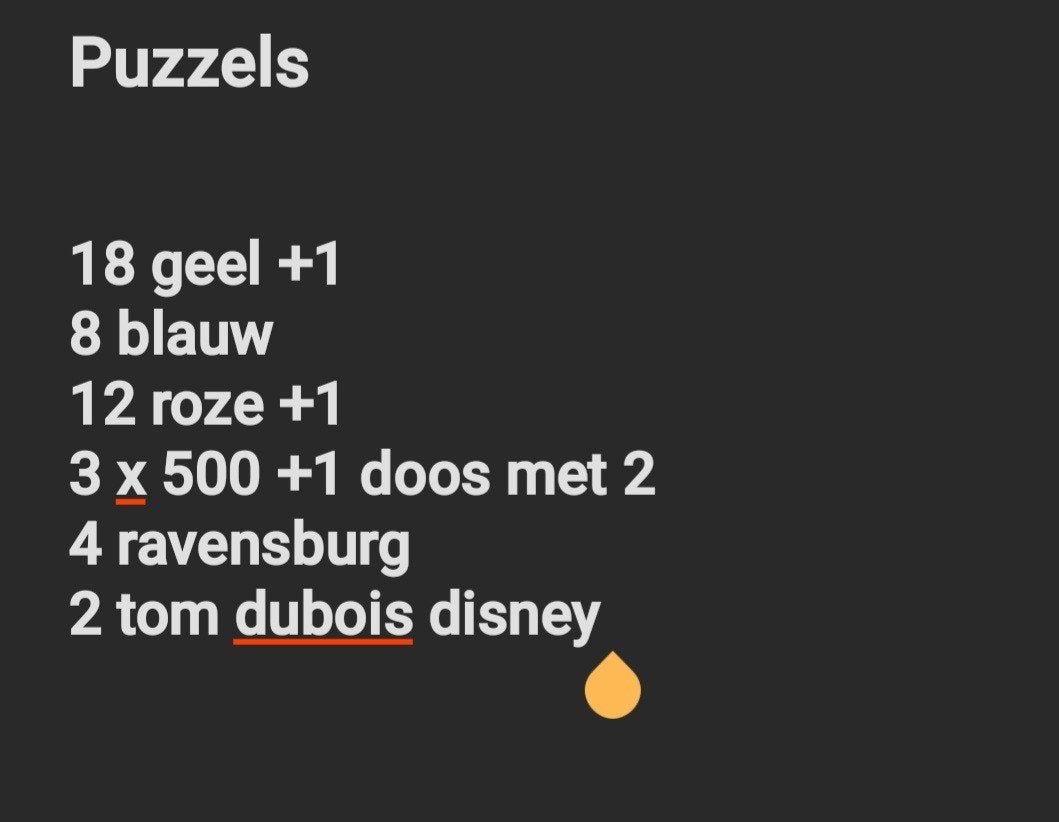 Serie'sWasgij, Ravensburger, Tom Dubois puzzels 1000 stukjes, Ophalen