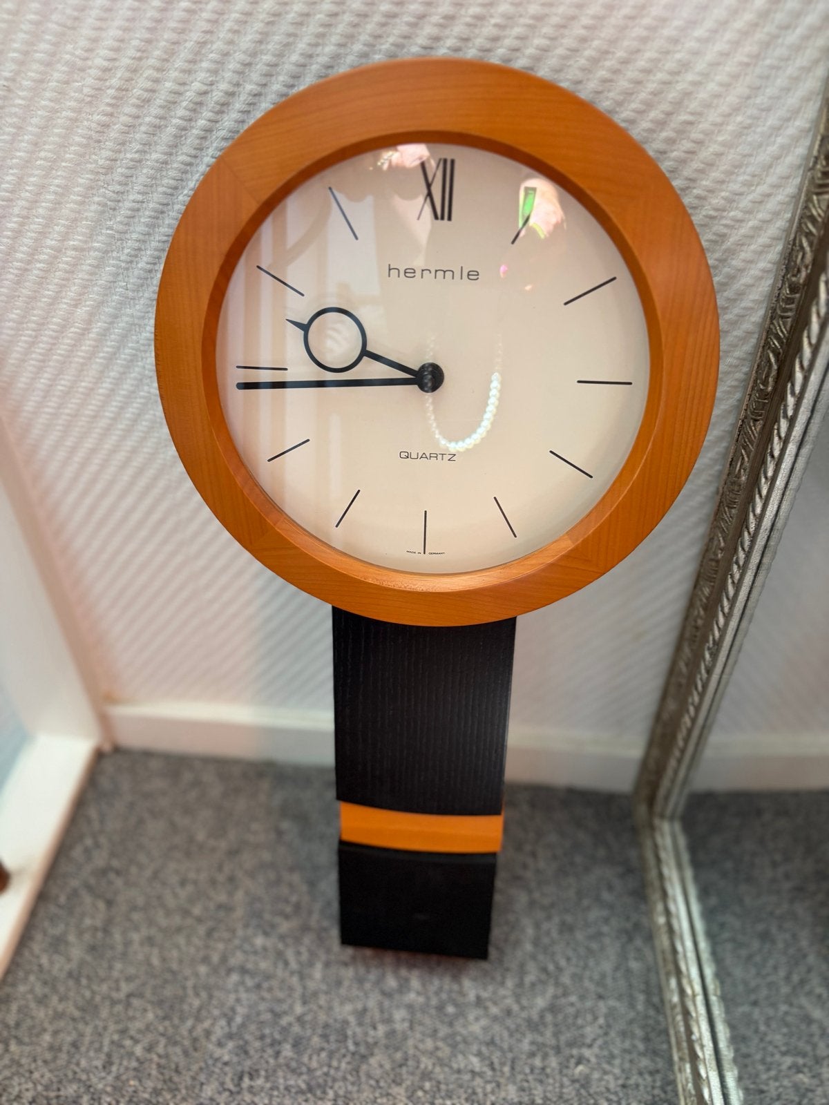 Hermle Quartz Wandklok - 54 cm hoog, werkt op batterij, Ophalen