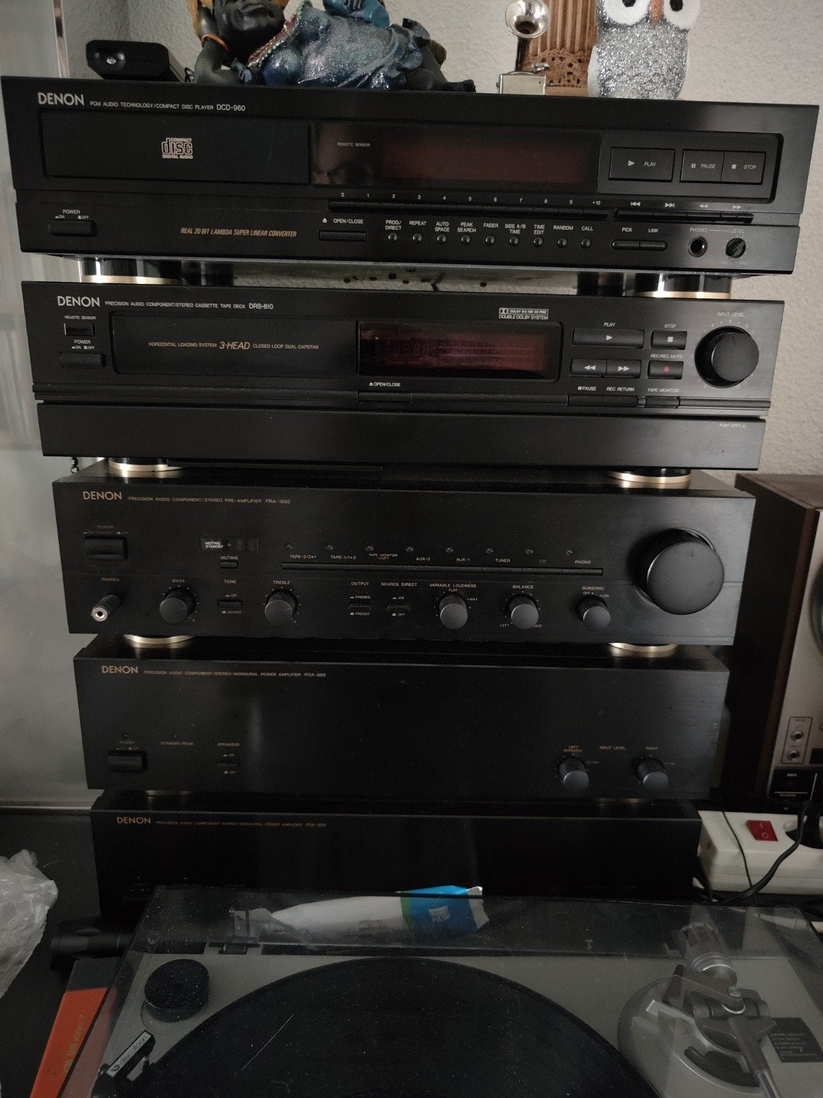 Denon Hifi Set. Mono eindversterkers, Ophalen, Gebruikt, Denon, Losse componenten