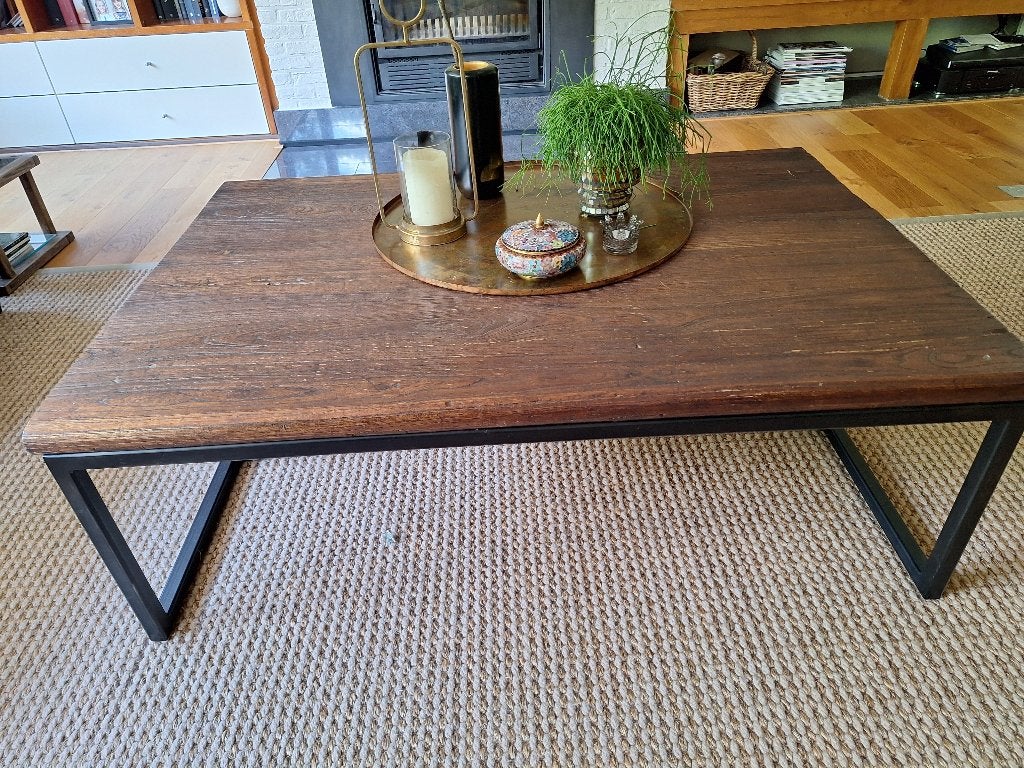 Salontafel, Huis en Inrichting, Ophalen, 100 tot 150 cm, 50 tot 100 cm, Zo goed als nieuw