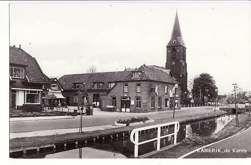 Kamerik (U) De Kanis Kerk met en Café. ca 1960., Verzenden, 1940 tot 1960, Ongelopen, Utrecht