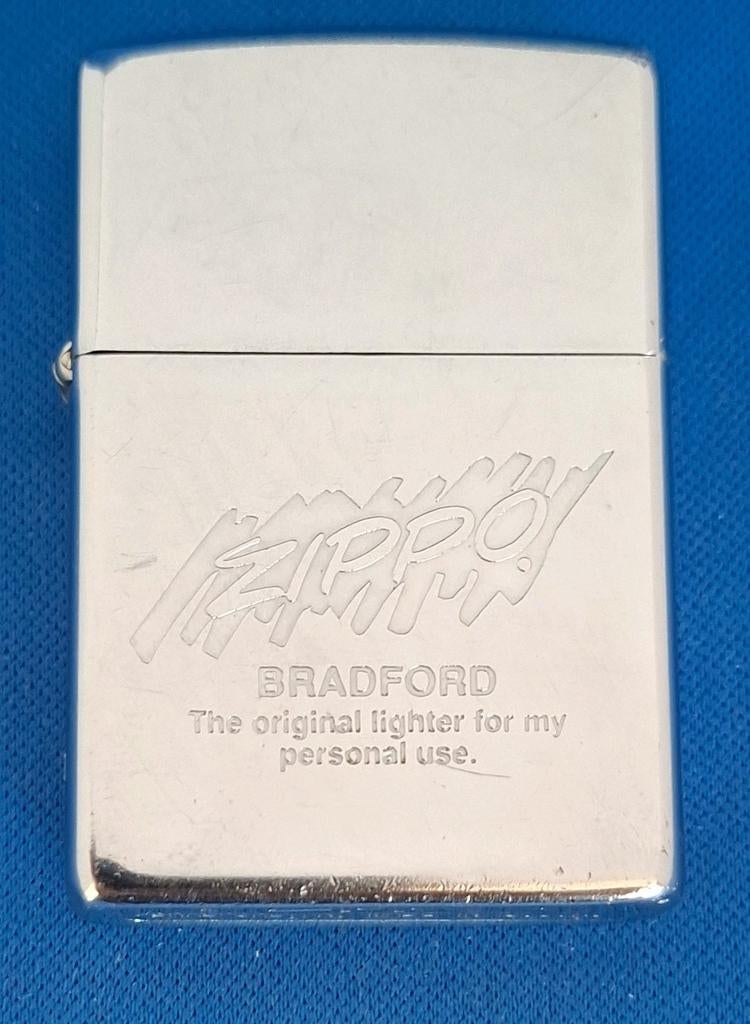 Zippo Bradford, Verzamelen, Ophalen of Verzenden, Gebruikt, Aansteker