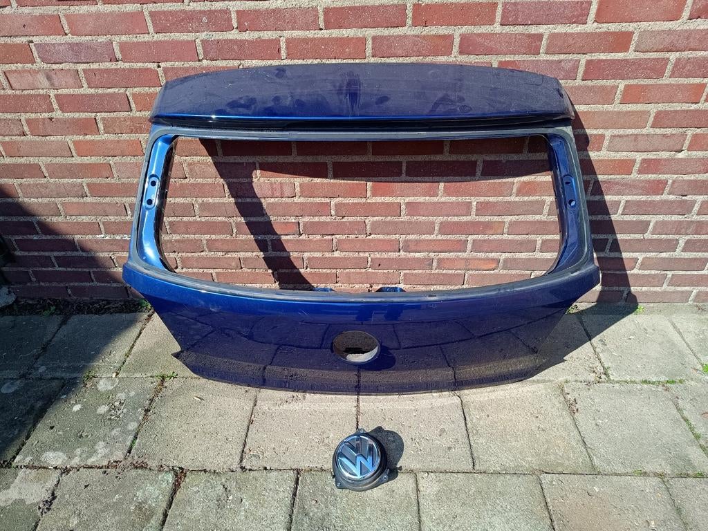 Achterklep Volkswagen Polo 6R - Blauw, Ophalen, Gebruikt, Achterklep, Volkswagen