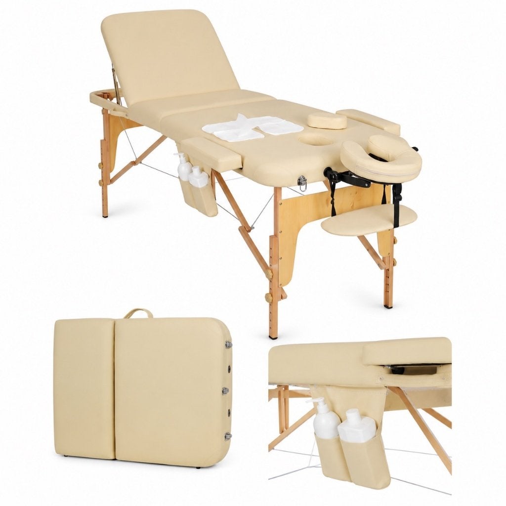 3-delige nieuwe massagetafel - 70cm breed - 9cm dik, Ophalen of Verzenden, Nieuw, Massagetafel