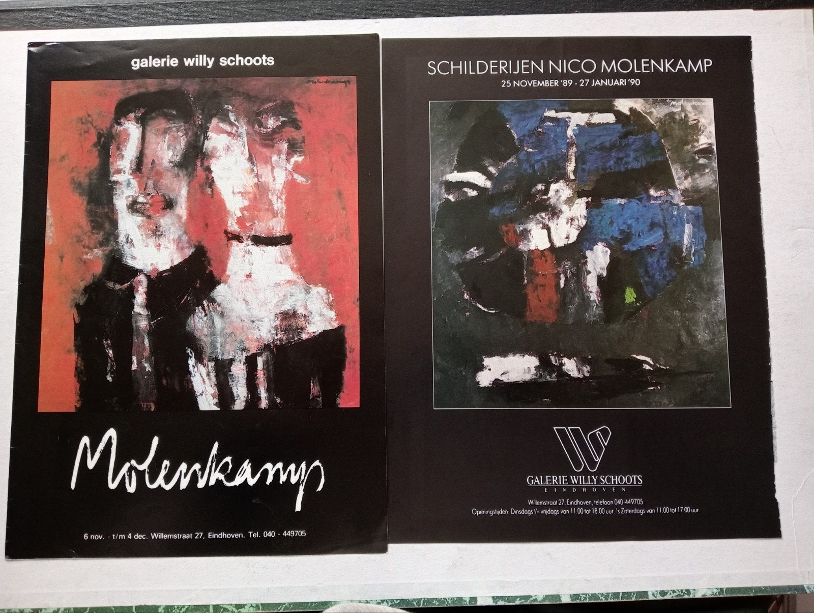 Nico Molenkamp 2 x affiche, Verzenden