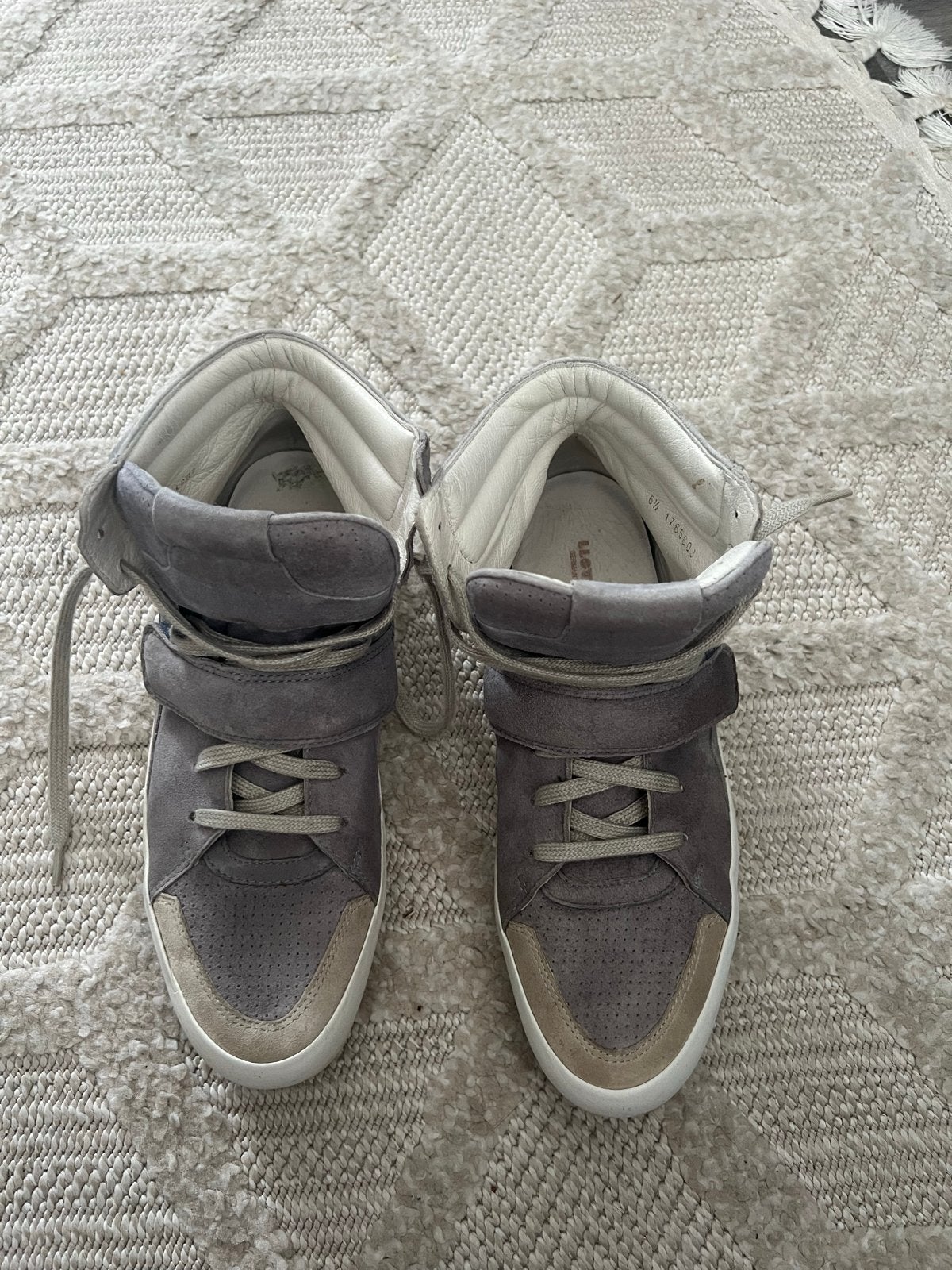 Lloyd dames sneakers grijs maat 39, Ophalen of Verzenden, Gedragen, Grijs, Sneakers of Gympen