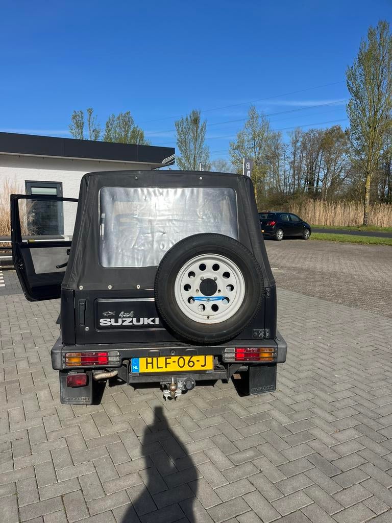 Suzuki 1989 Zwart, 64 pk, Cabriolet, 4 stoelen, Leder en Stof