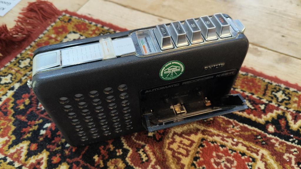 Philips N2211 Automatic Recorder – niet getest, Ophalen of Verzenden, Bandrecorder