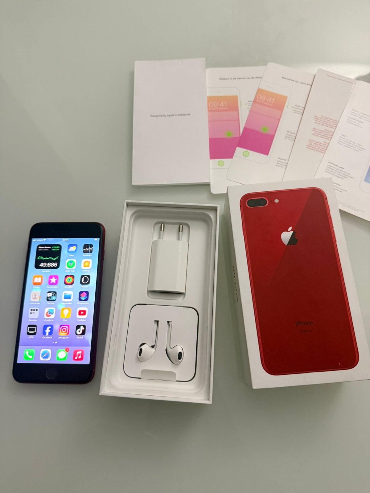 iPhone 8 Plus (PRODUCT)RED, Telecommunicatie, Mobiele telefoons | Apple iPhone, IPhone 8 Plus, Ophalen of Verzenden, Zo goed als nieuw