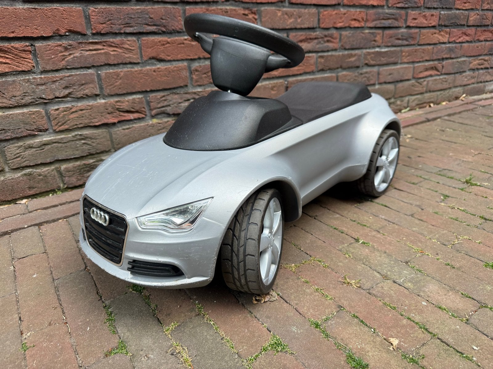 Audi A1 loopauto grijs - Gebruikt, maar netjes, Ophalen, Gebruikt, Loopvoertuig