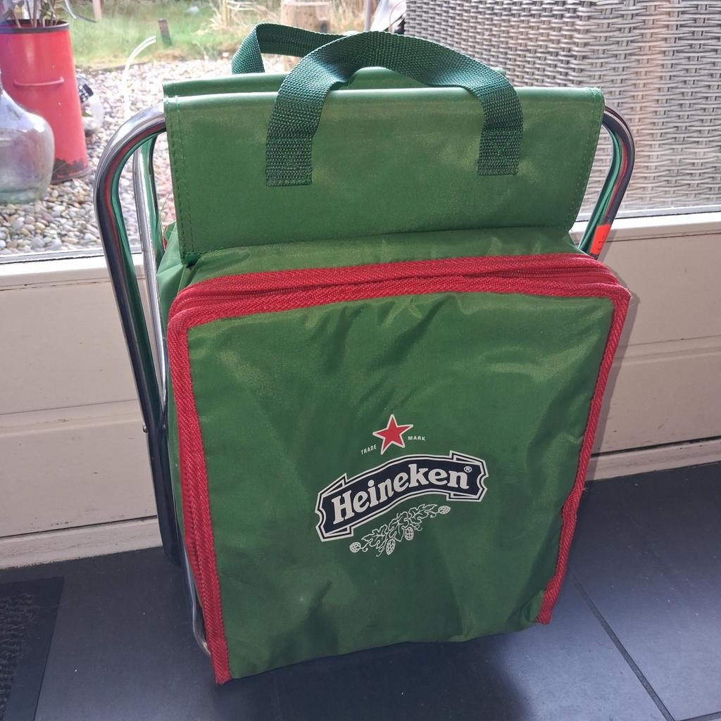 Heineken stoeltje met 2x koeltas🤩festival camping, Ophalen of Verzenden