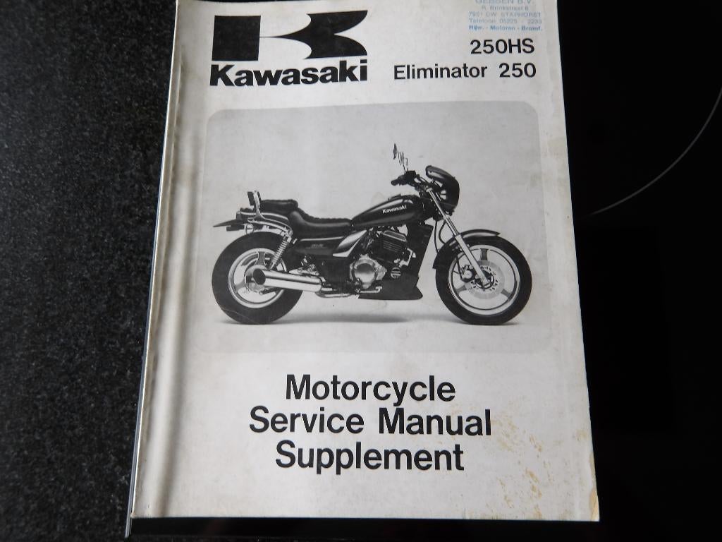 Werkplaatshandboek Kawasaki 250HS Eliminator 250, Motoren, Handleidingen en Instructieboekjes, Verzenden, Kawasaki