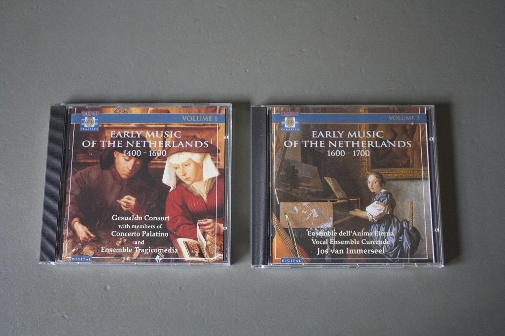 EARLY MUSIC OF THE NETHERLANDS Gesualdo Consort Anima Eterna, Overige componisten, Inclusief doosje, Zo goed als nieuw, Middeleeuwen en Renaissance