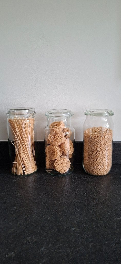 Wekpotten, Voorraadpot, Ophalen, Gebruikt, Glas