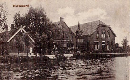 Bleskensgraaf, Zuivelfabriek 1921 uitg. Huisman, Papendrecht, Verzenden, Voor 1920, Gelopen, Zuid-Holland