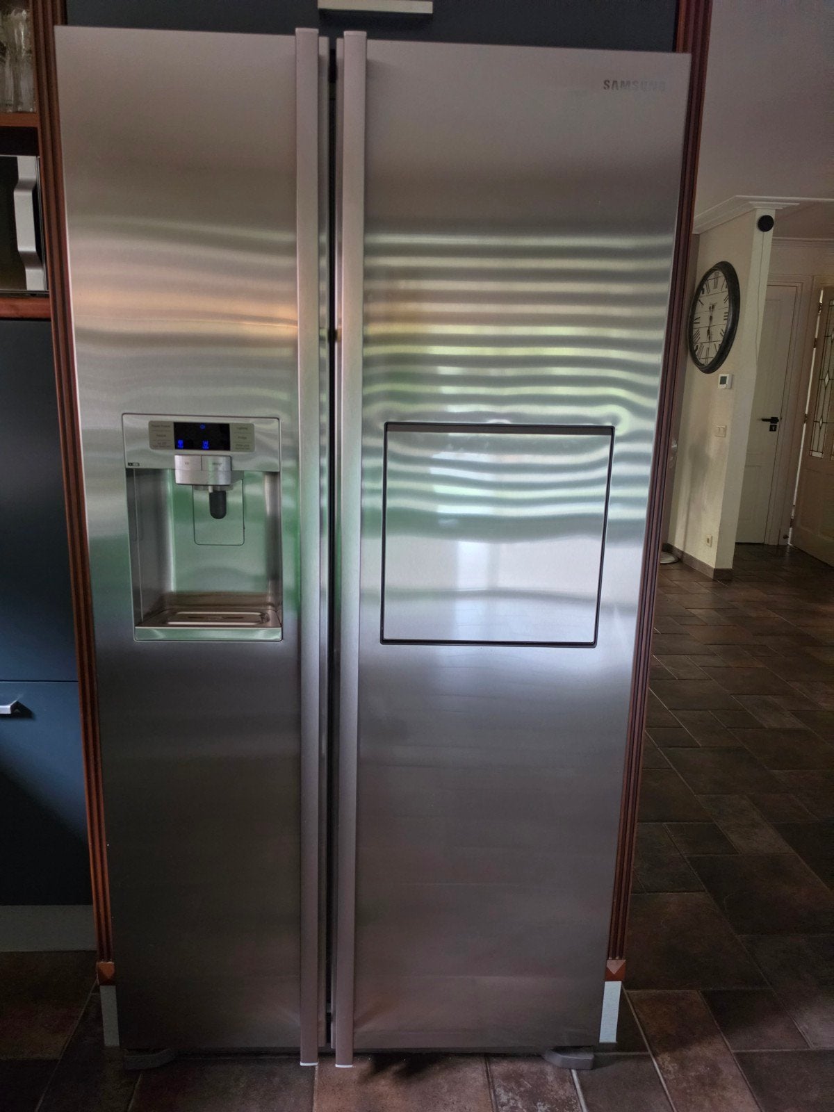 Samsung RSG5PURS Amerikaanse Koelkast met IJsblokjesmachine, Witgoed en Apparatuur, Ophalen, Gebruikt, 200 liter of meer, 60 cm of meer