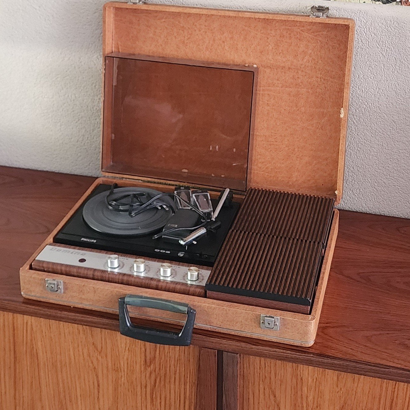 Philips Domino Vintage Draagbare Platenspeler Jaren 70, Ophalen
